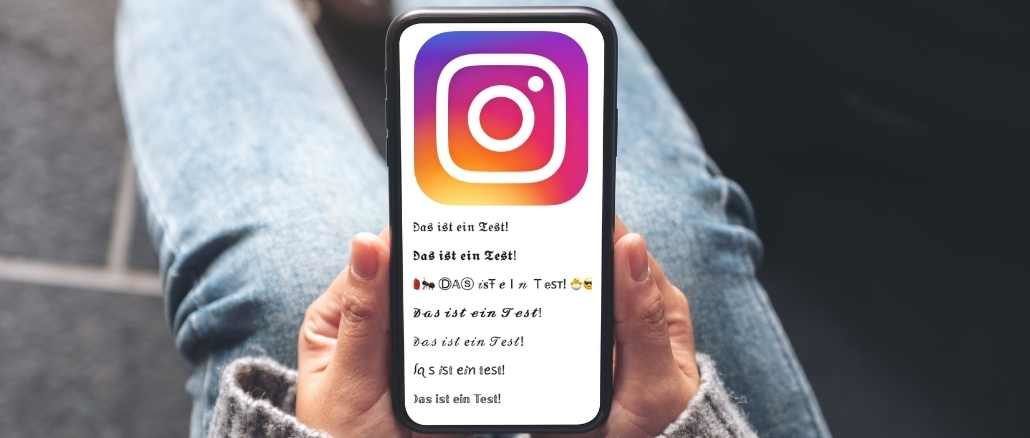 Wie kann ich die Schriftart auf Instagram ändern?